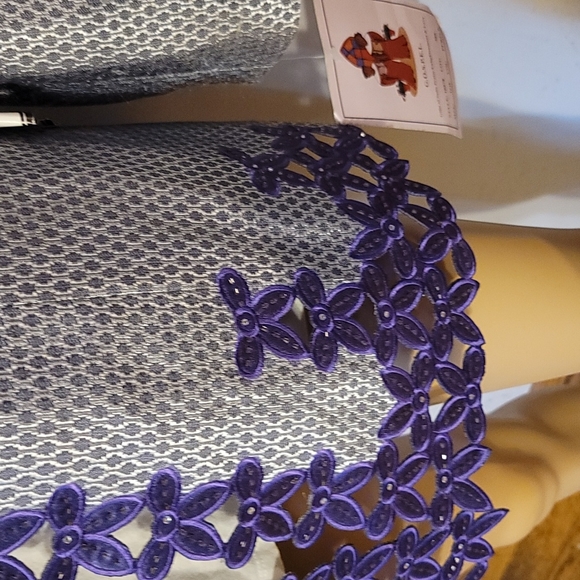 gospel blazer purple flowers sz 16W - Picture 7 of 9